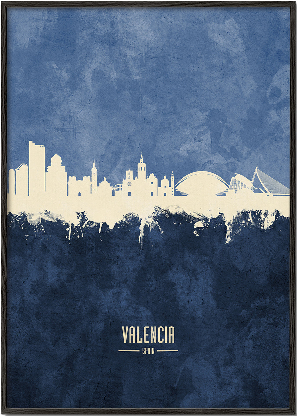 Valencia Skyline Azul