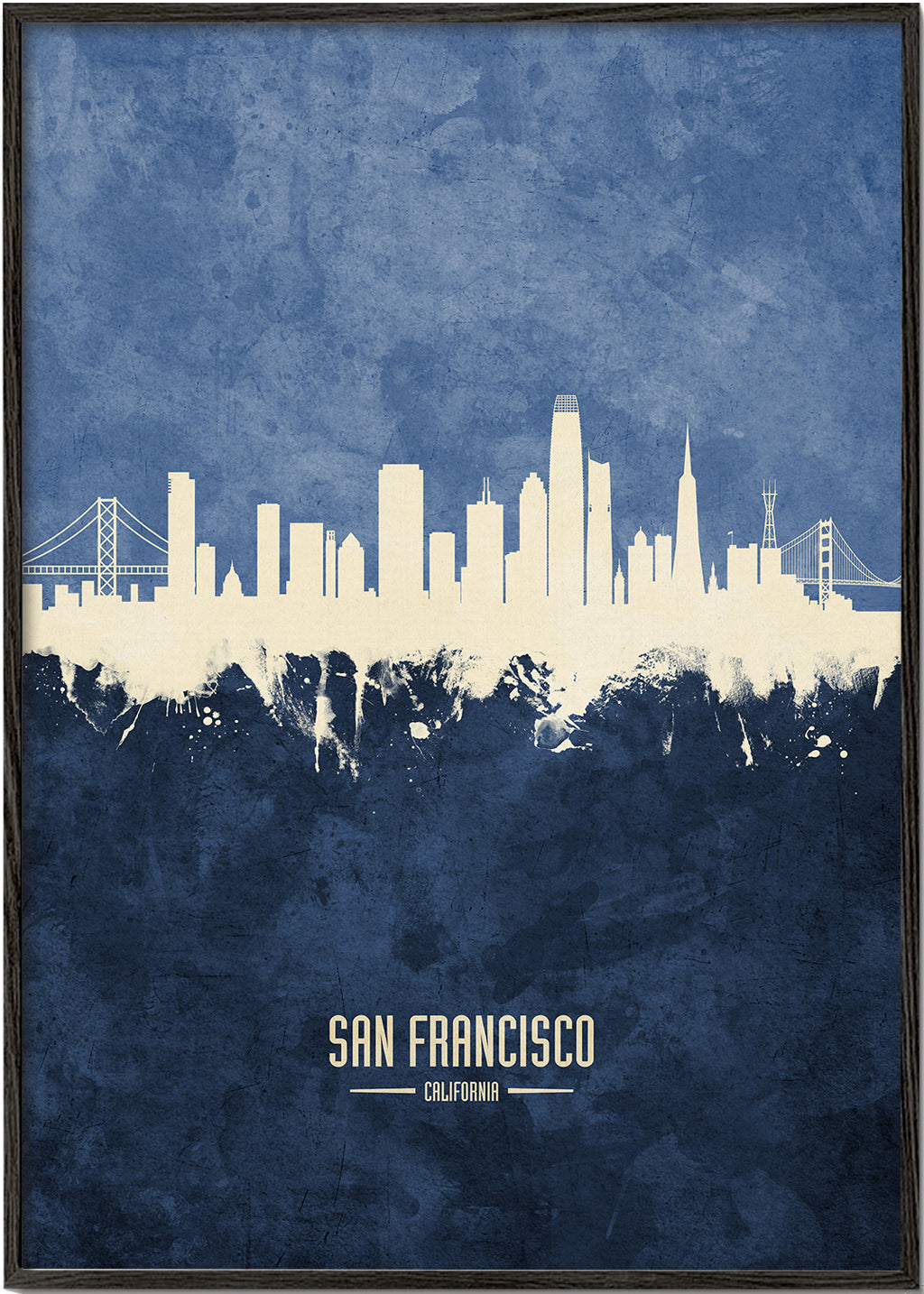 San Francisco Skyline Azul