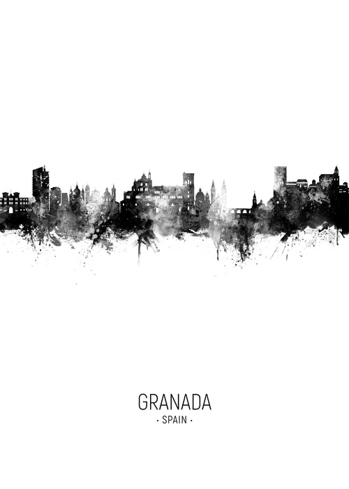 Granada Skyline - Unframed art print