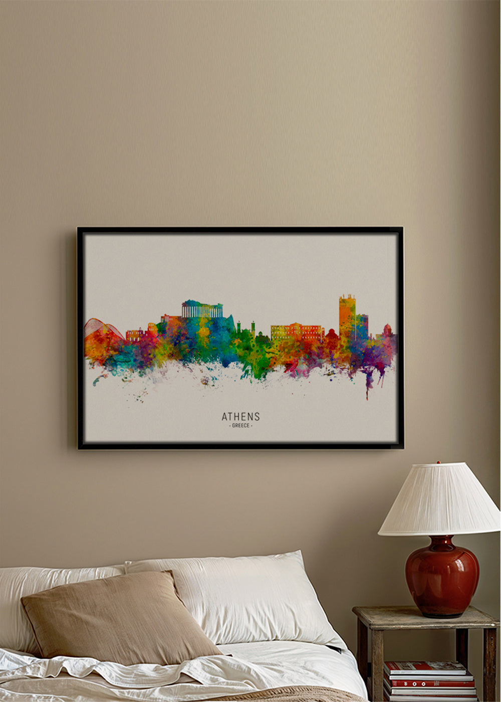 Athens Skyline multicolor