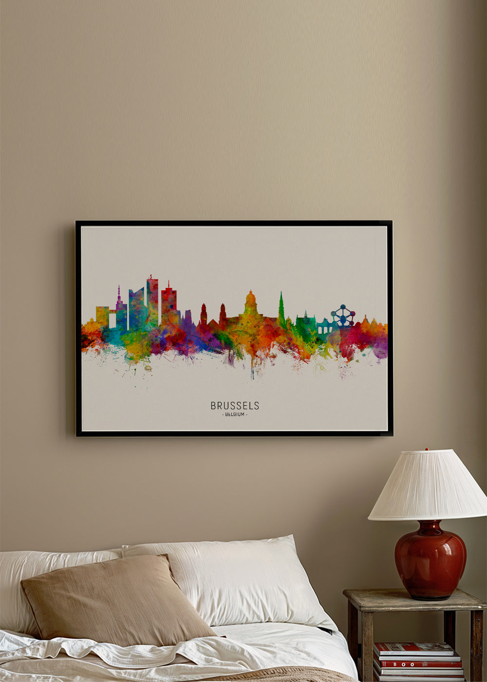 Brussels Skyline multicolor