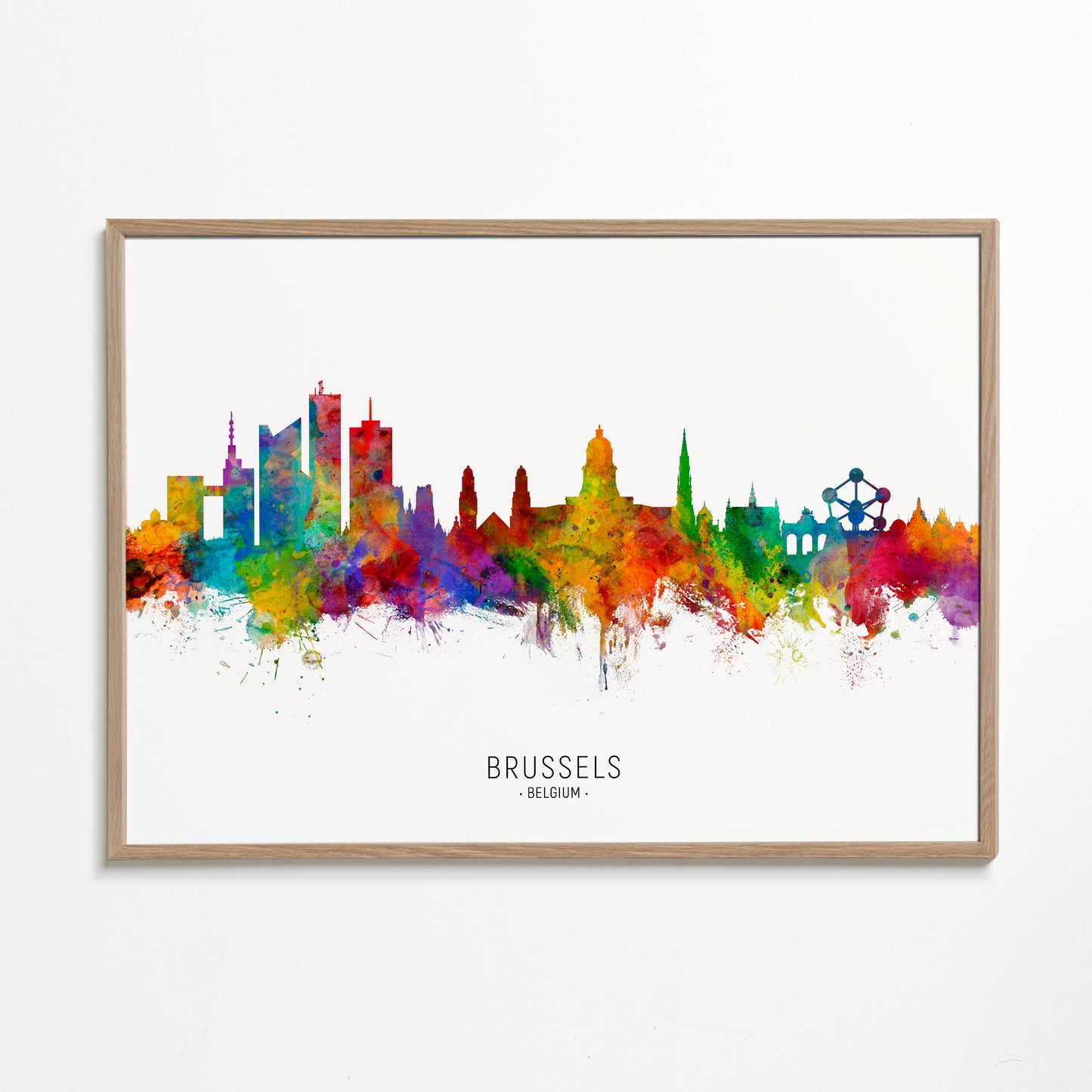 Brussels Skyline multicolor