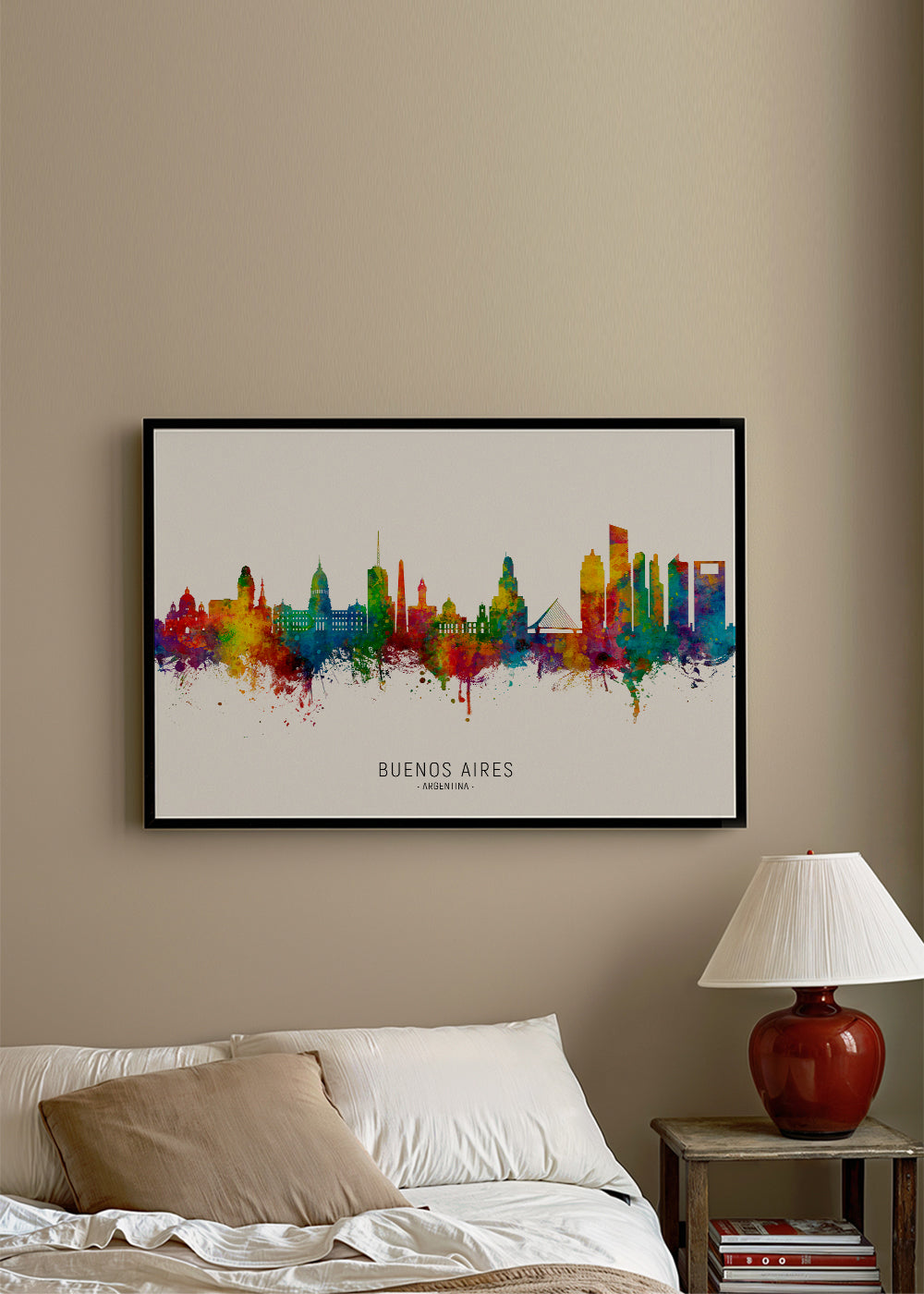 Buenos Aires Skyline multicolor