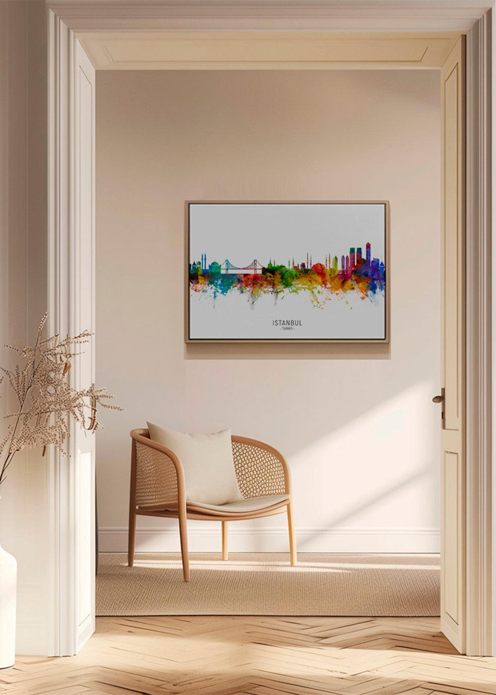 Istanbul Skyline multicolor