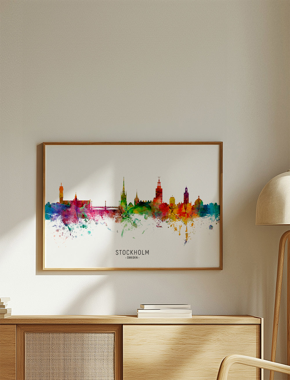 Stockholm Skyline multicolor