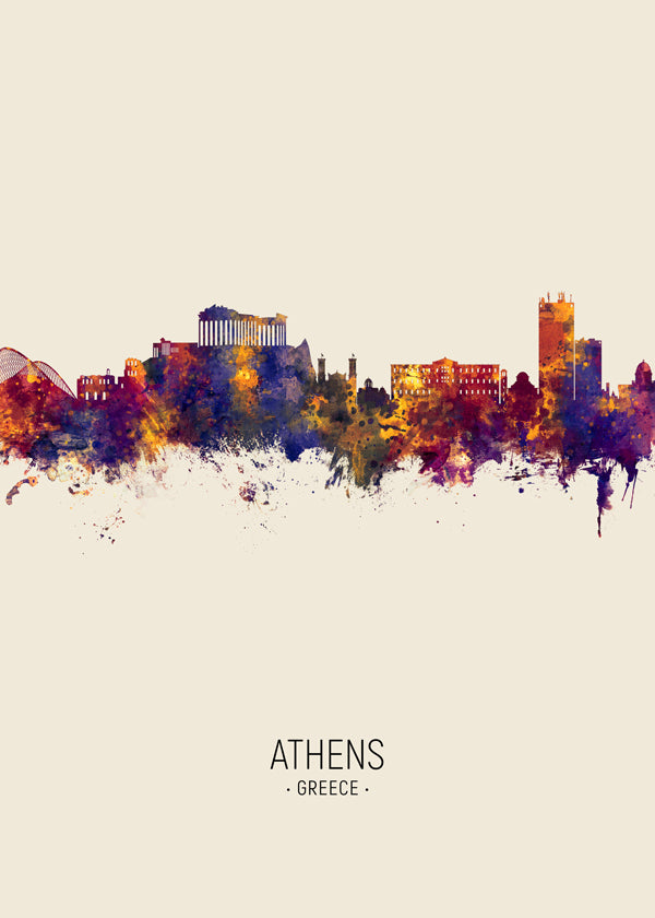 Athens Skyline beige