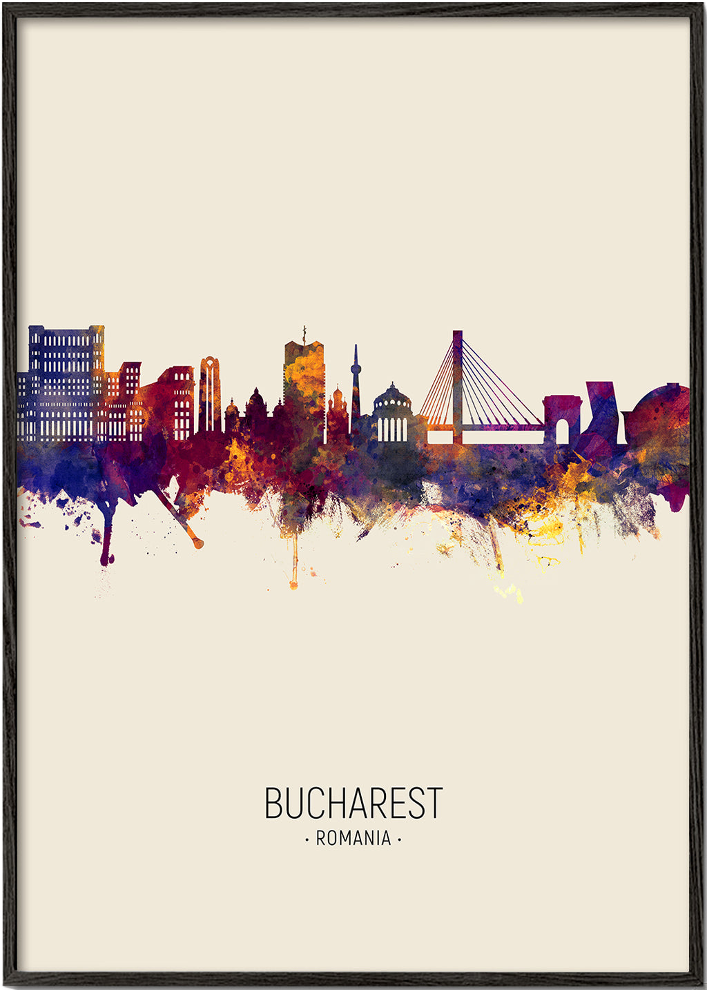 Bucharest Skyline beige