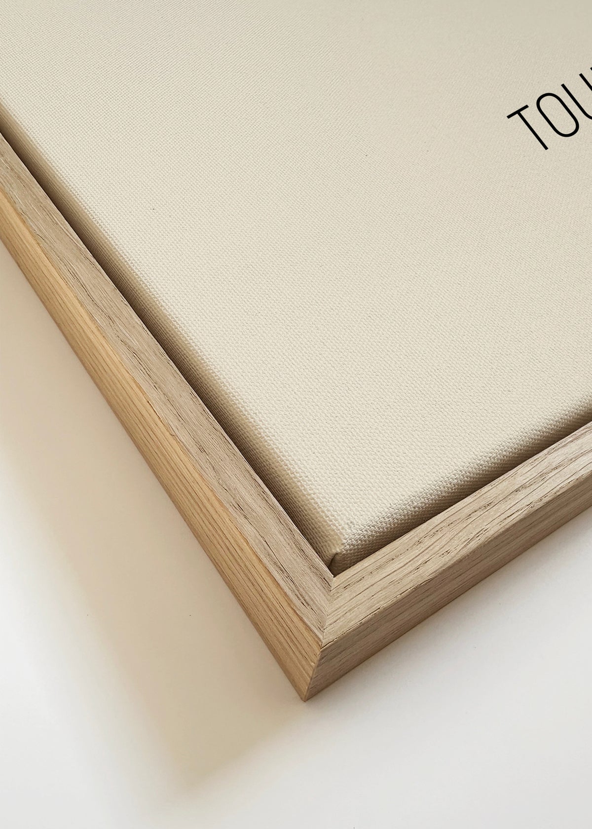 Toulouse Skyline beige - Framed canvas detail