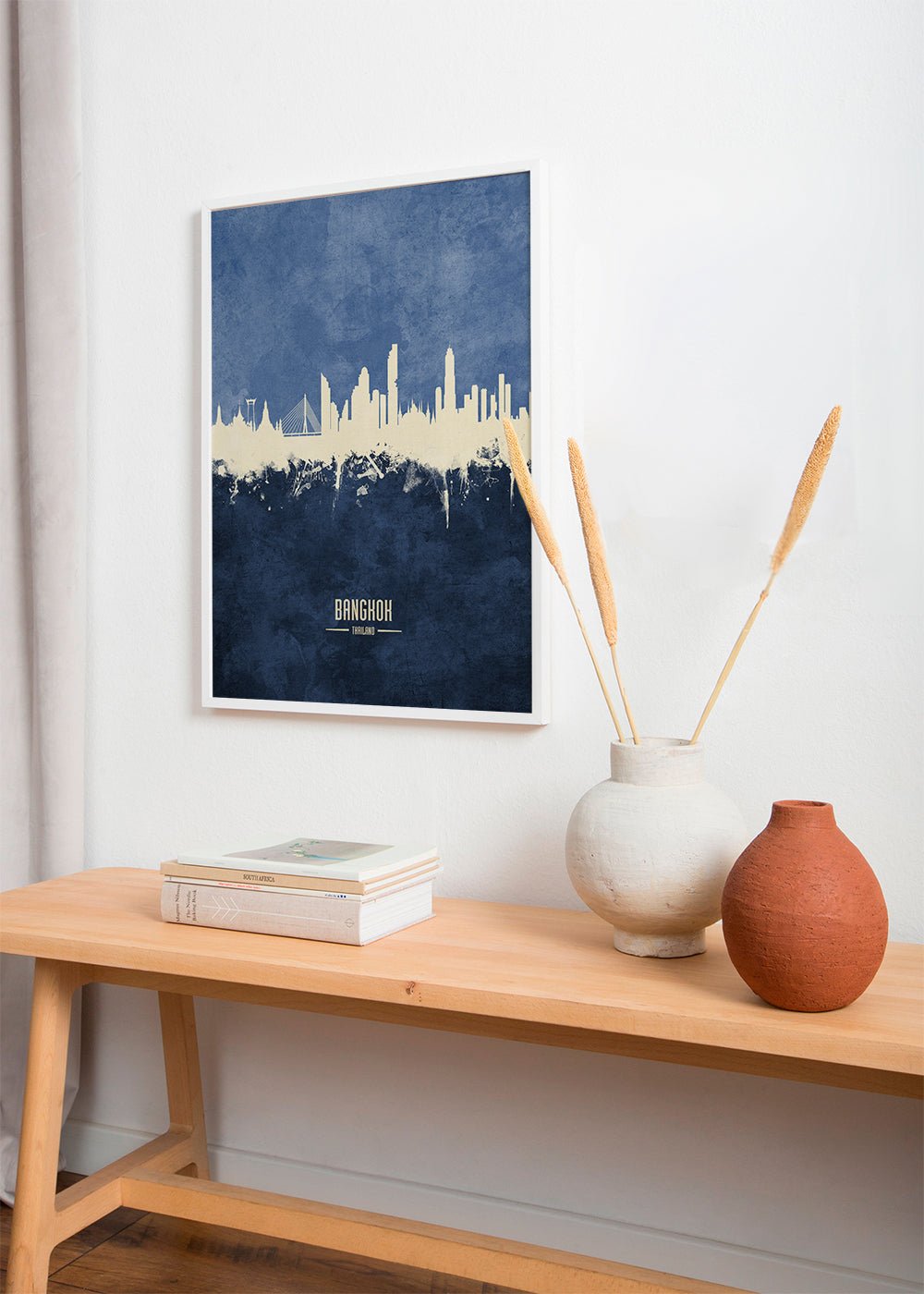 Bangkok Skyline azul