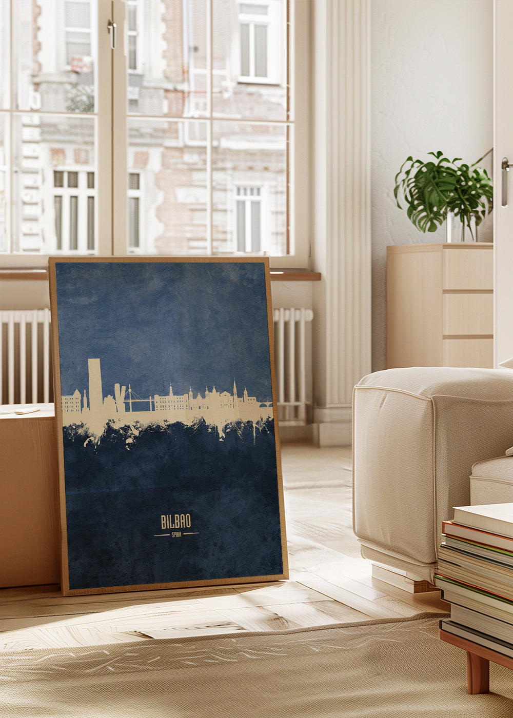 Bilbao Skyline azul