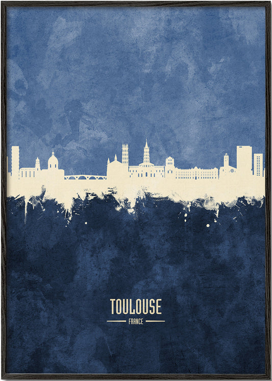 Toulouse Skyline azul
