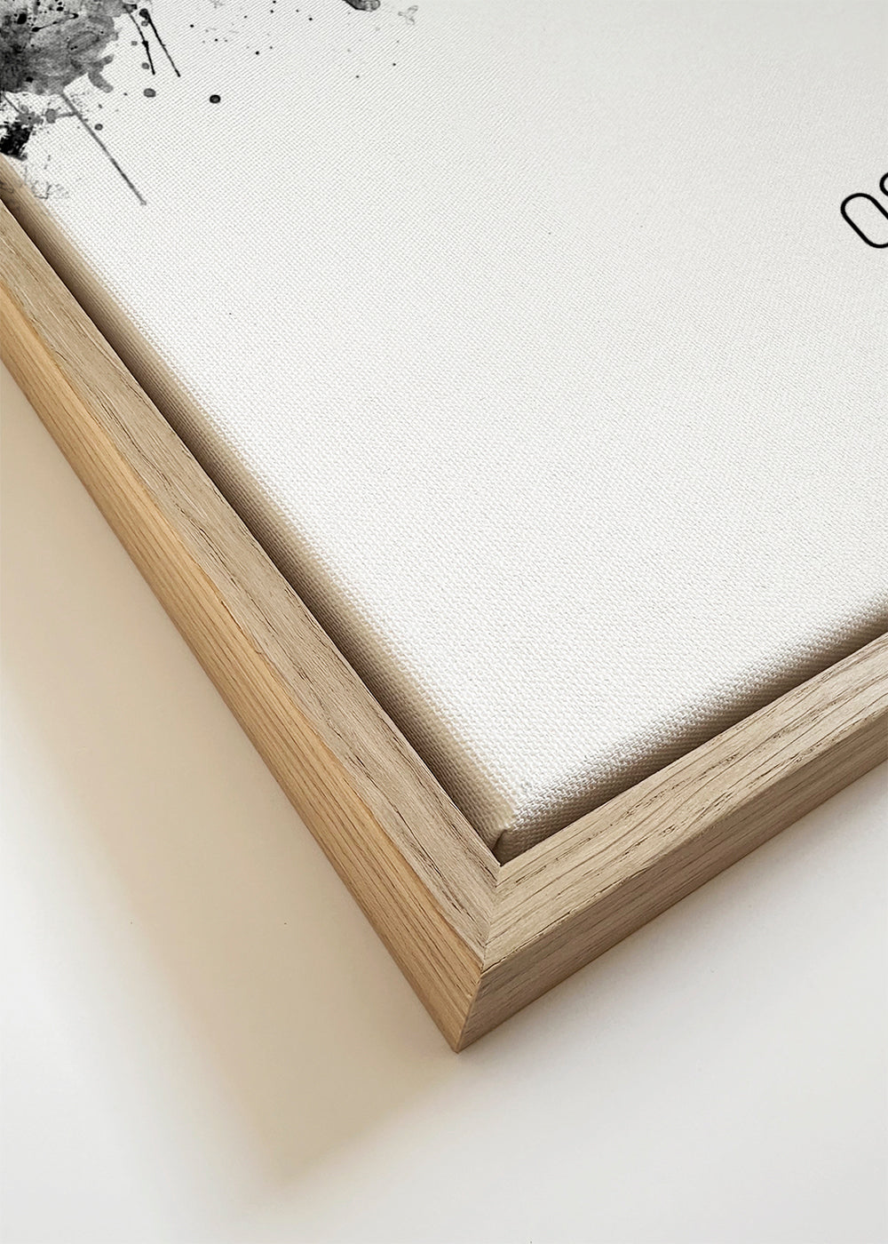 Oslo Skyline blanco y negro