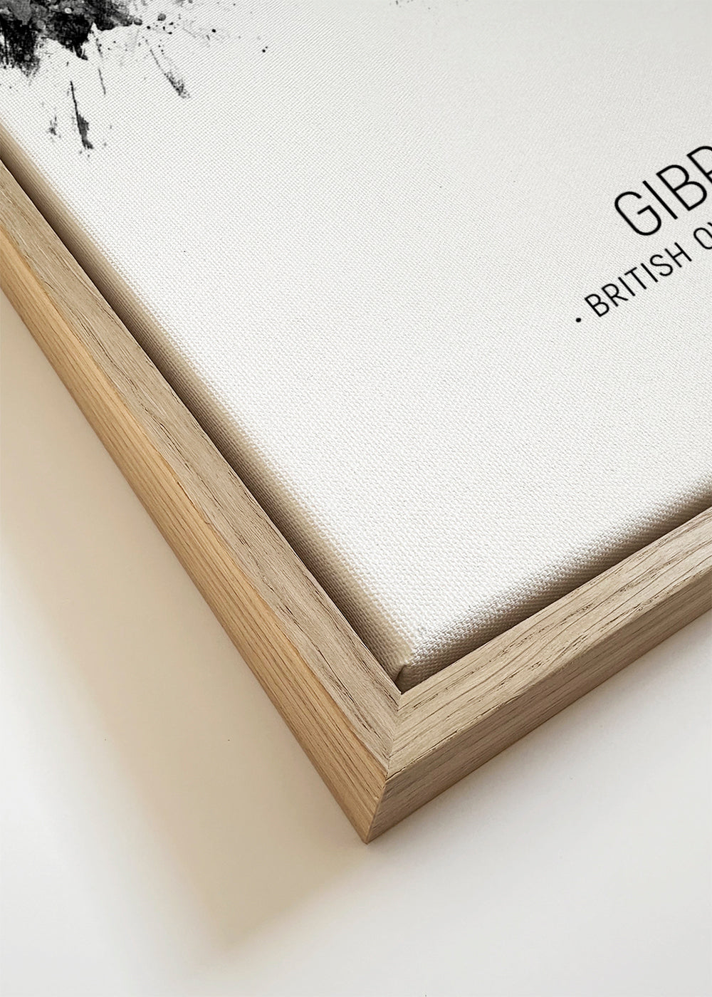 Gibraltar Skyline blanco y negro