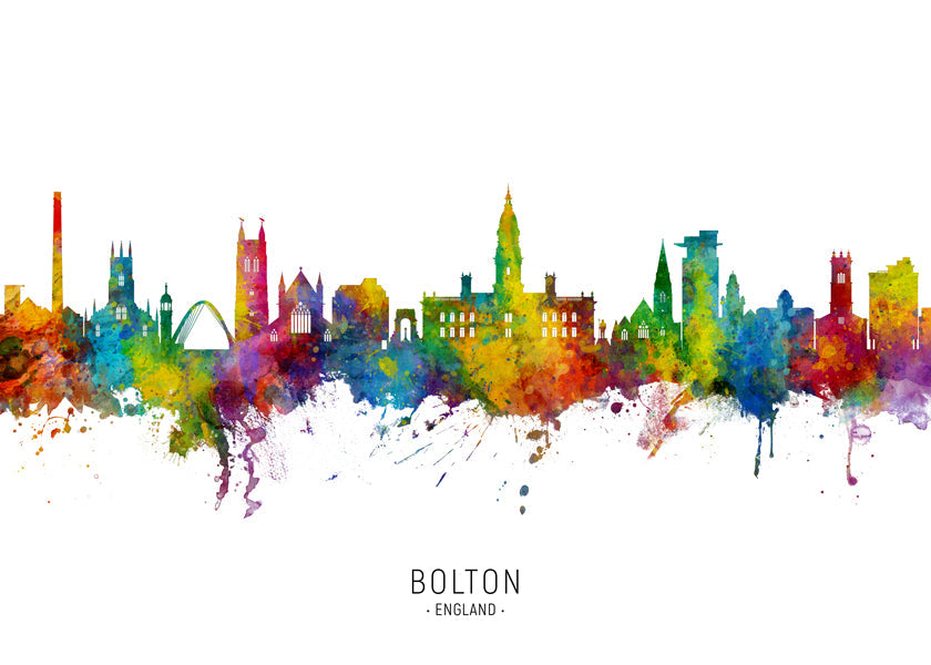 Bolton Skyline multicolor