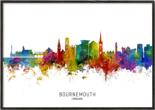 Bournemouth Skyline multicolor