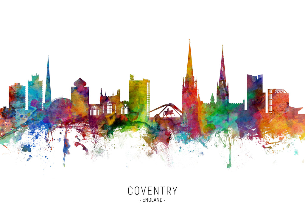Coventry Skyline multicolor - Unframed art print