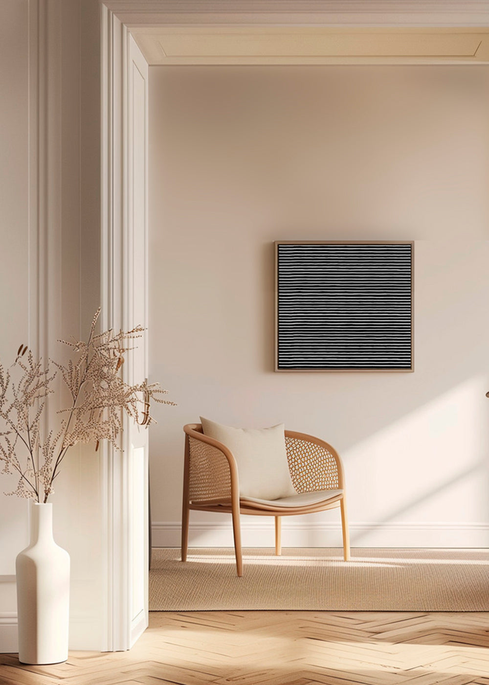 Marker Stripes Black Cuadrado