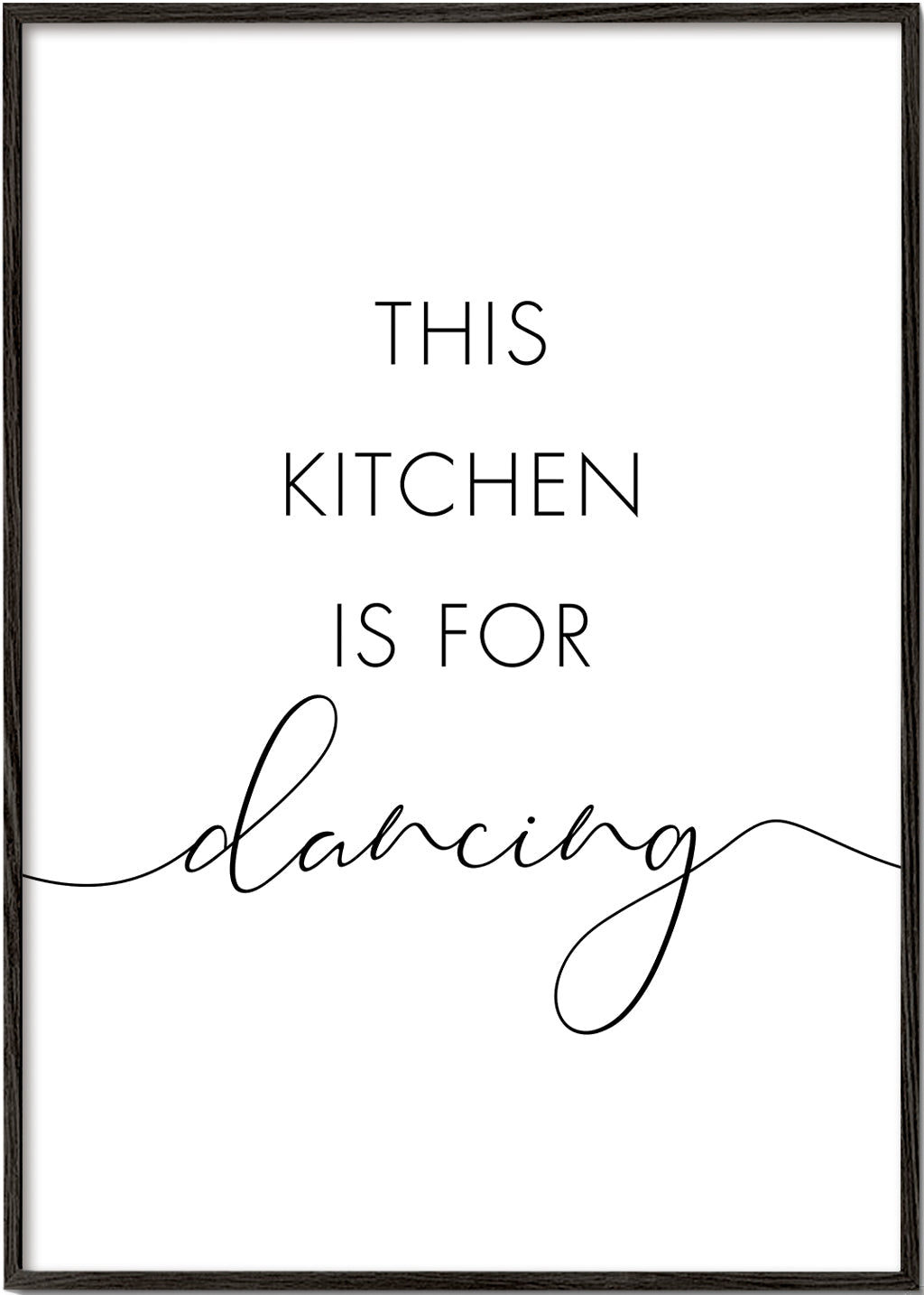 This kitchen is for dancing