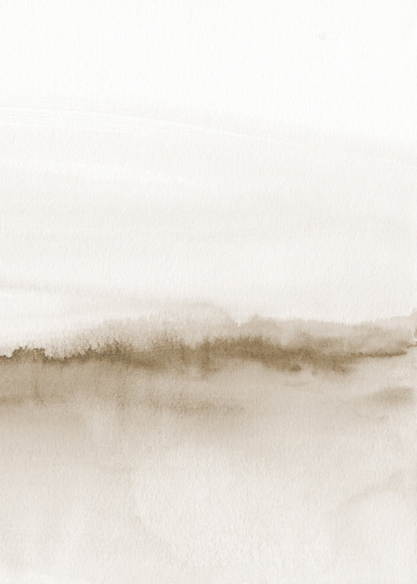 Watercolor landscape N 47 Beige tones 2/2