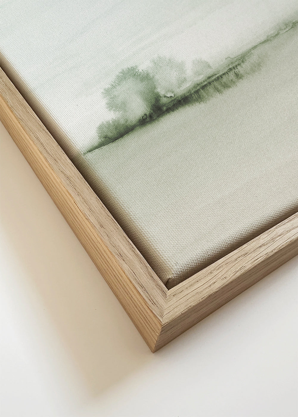 Watercolor landscape N 50 Greeny