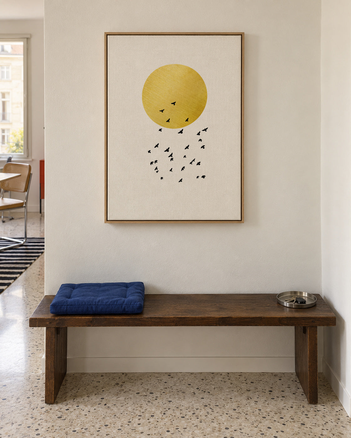 Freedom 02 - Framed canvas in an interior