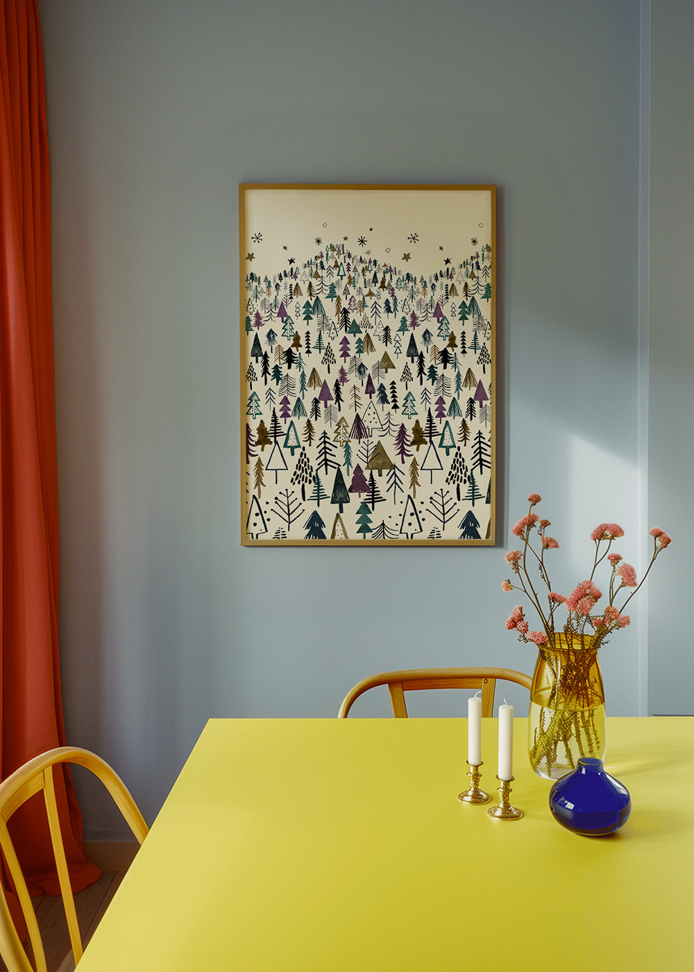 Mountain Forest Trees