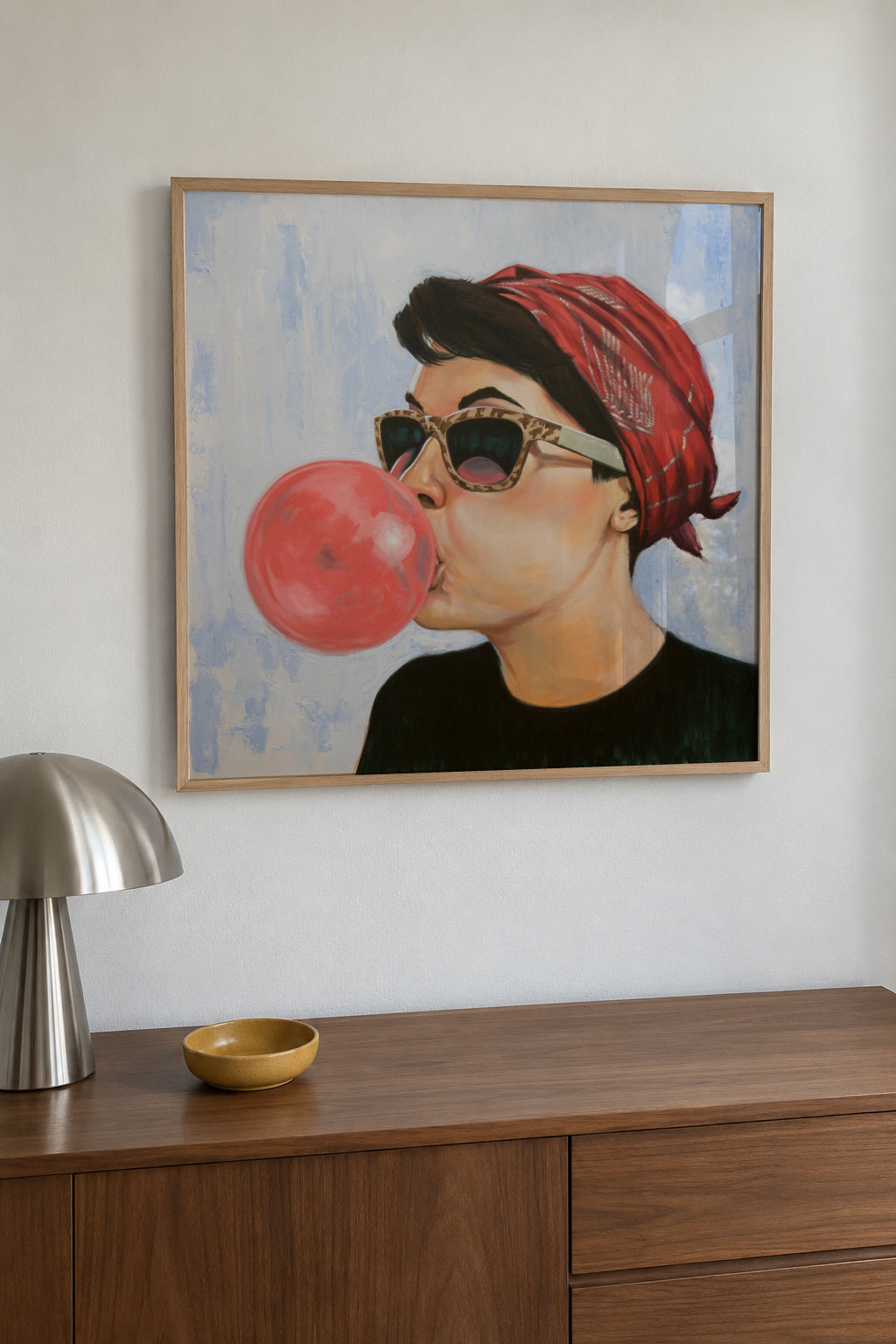 It’s not rocket science - Framed poster in an interior
