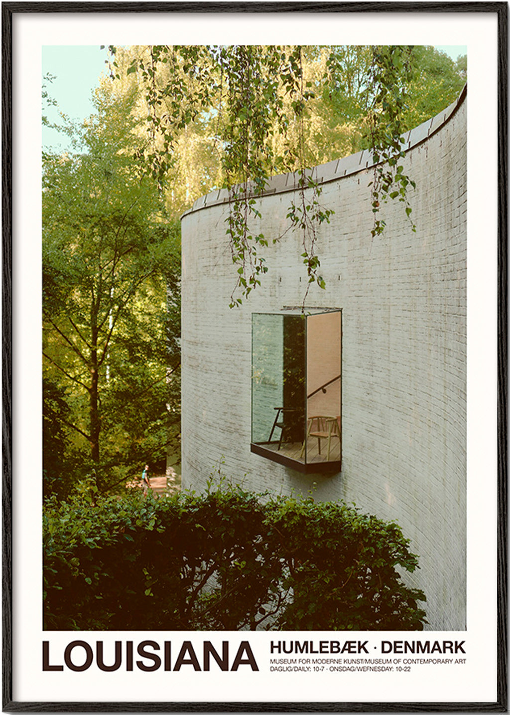 Fotografie gekrümmter Architektur mit vorstehendem Fenster