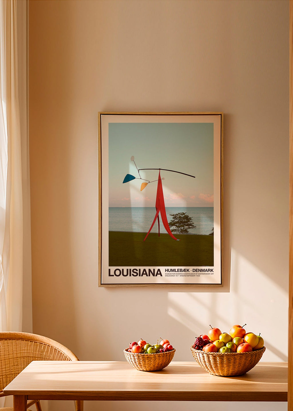 Reiseplakat Louisiana mit skulpturalem Mobile