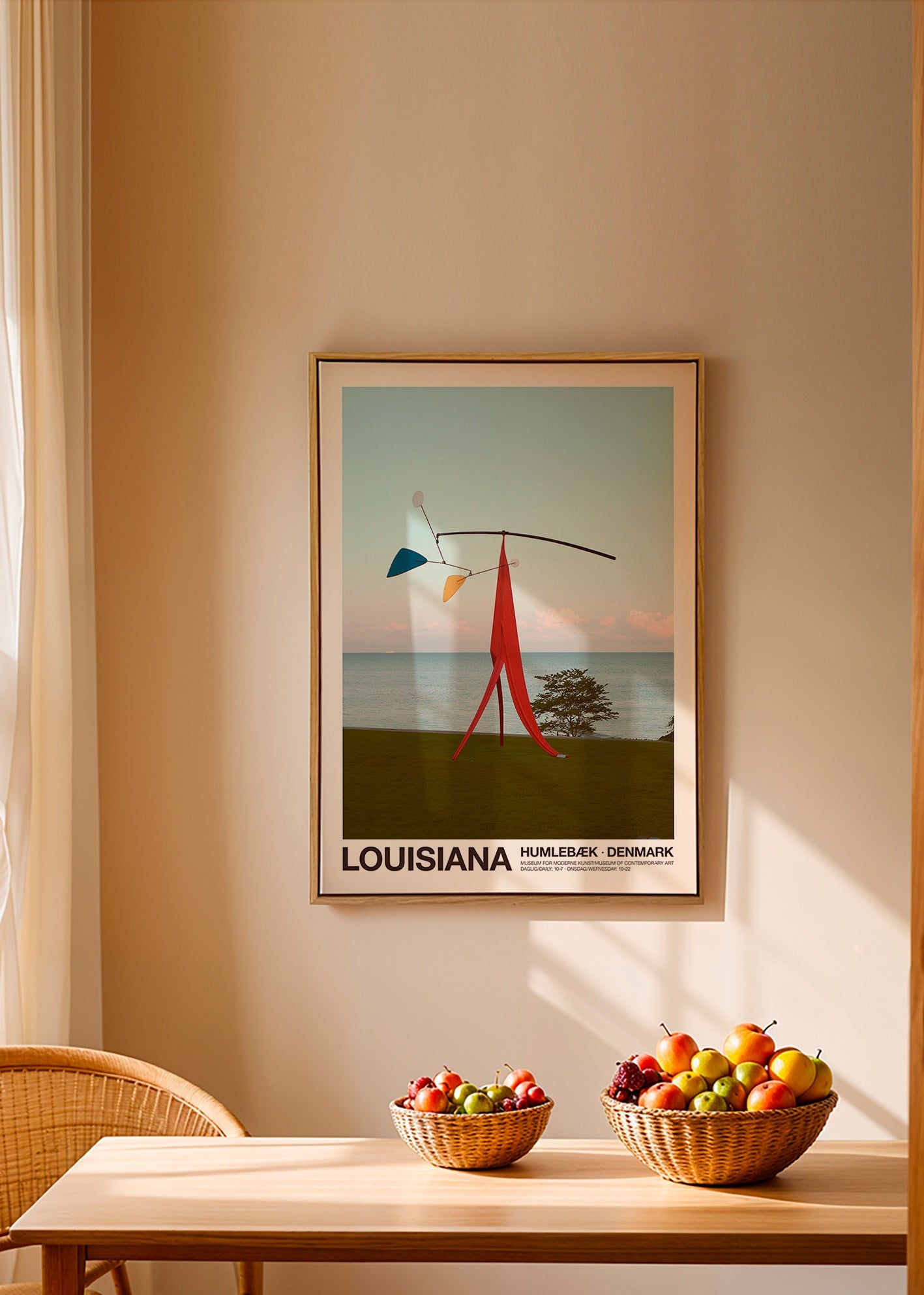 Reiseplakat Louisiana mit skulpturalem Mobile