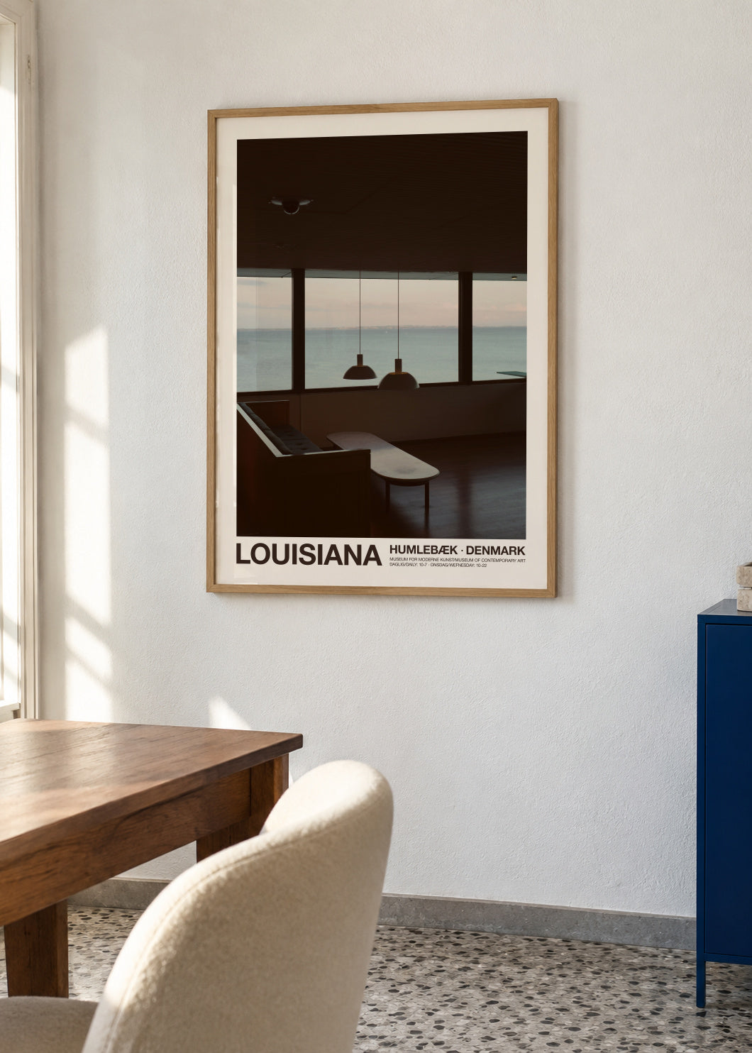 Louisiana - The View - Framed poster in an interior