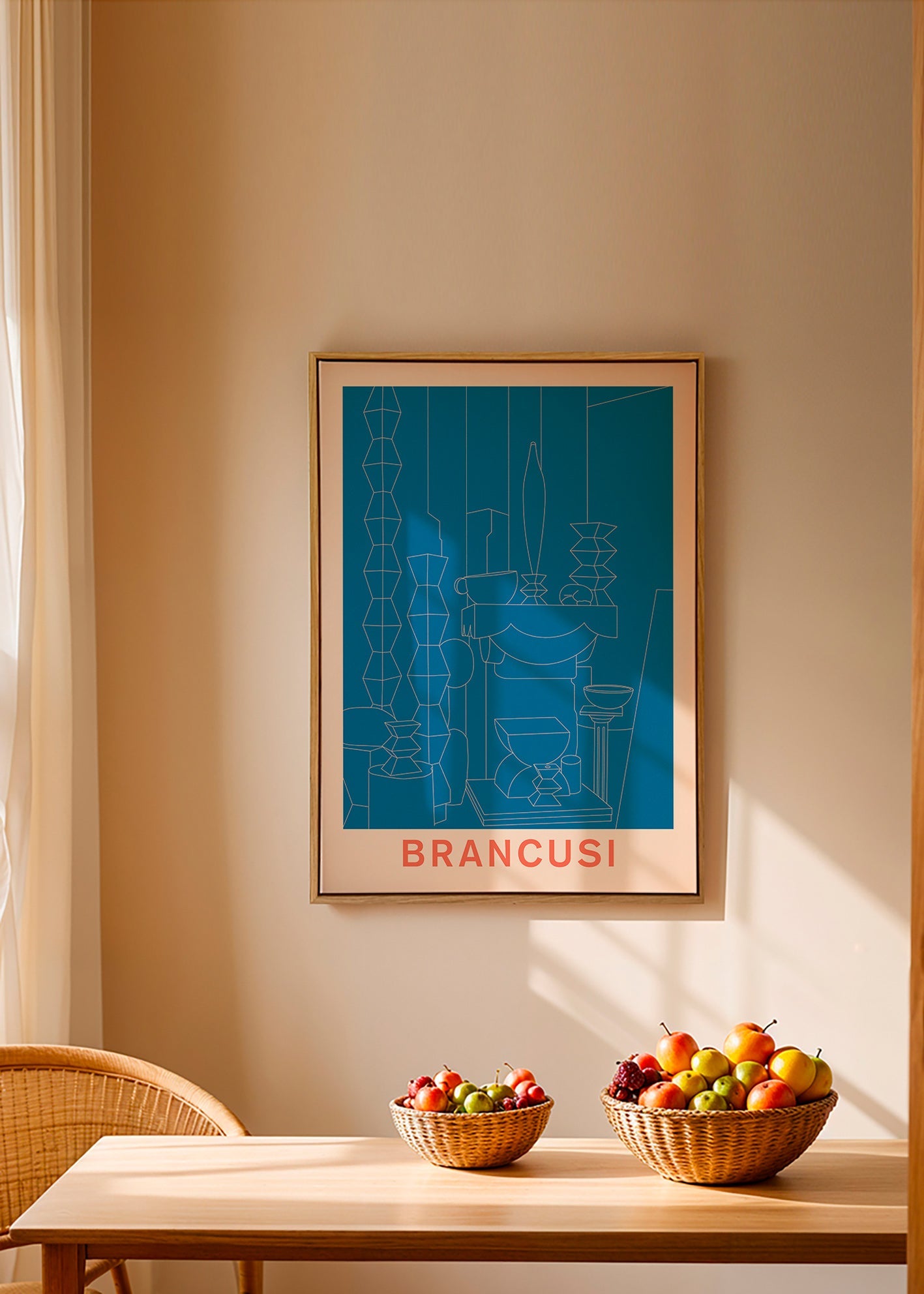 Geometrische Illustration Brancusi