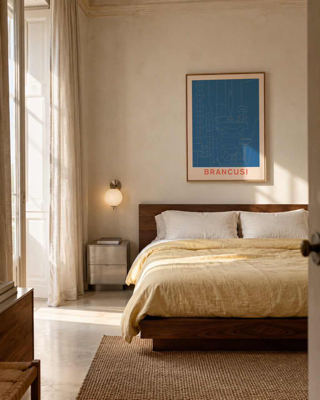 Brancusi - Framed canvas in an interior