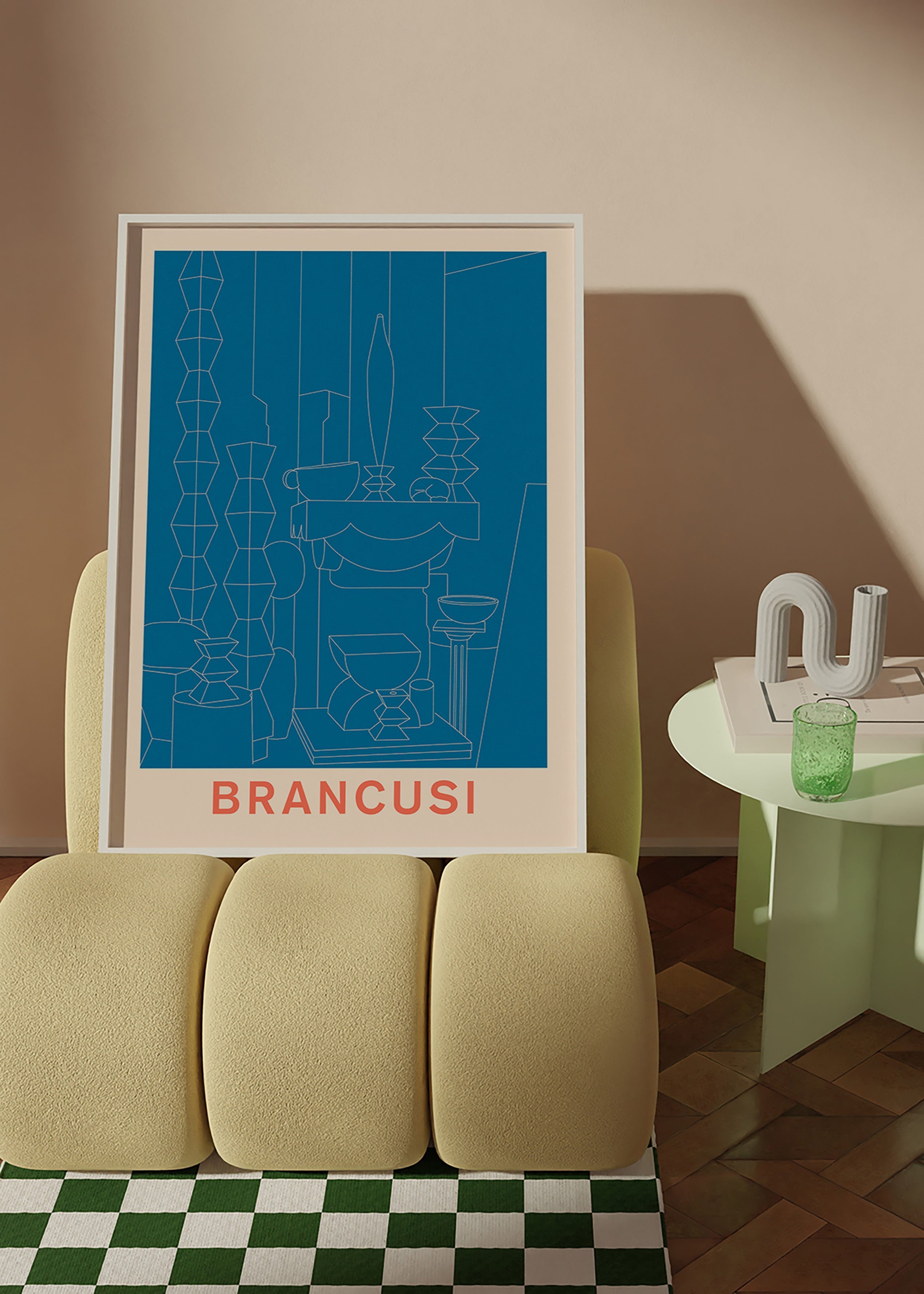 Geometrische Illustration Brancusi