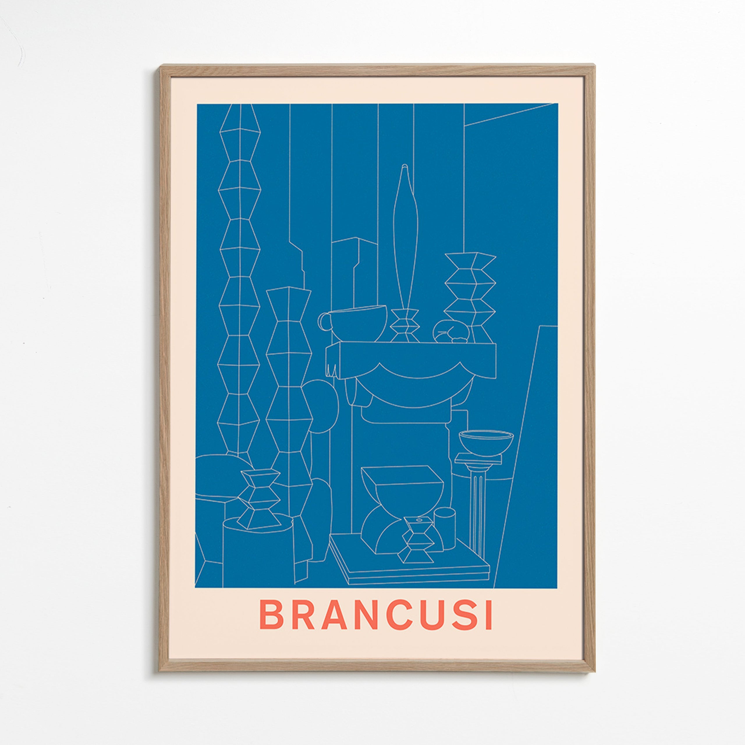 Geometrische Illustration Brancusi