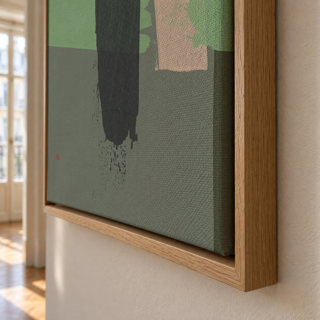 Wickerwork n° 1 - Framed canvas detail