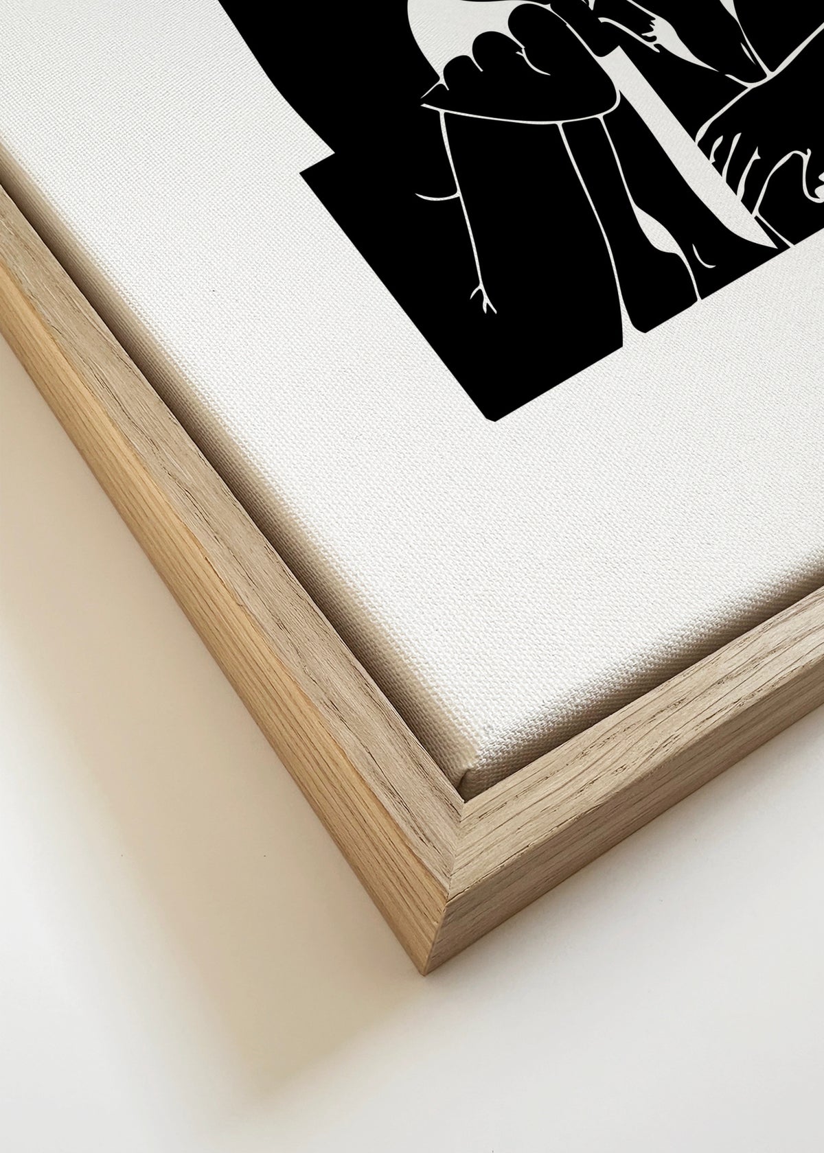 Bodies - Framed canvas detail