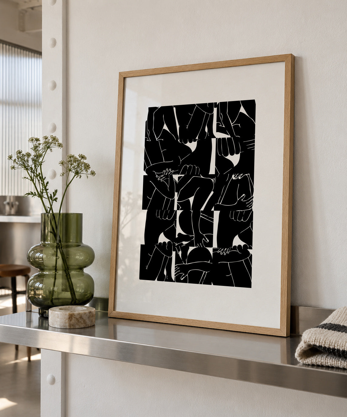 Bodies - Framed poster in an interior