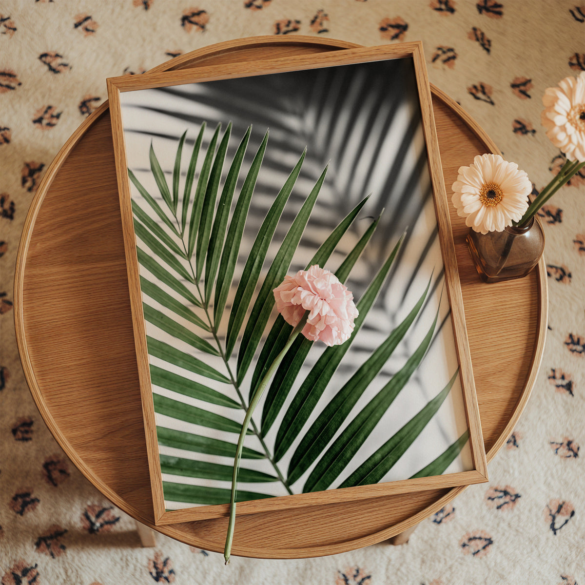 Summer shadows 3 - Framed poster in an interior