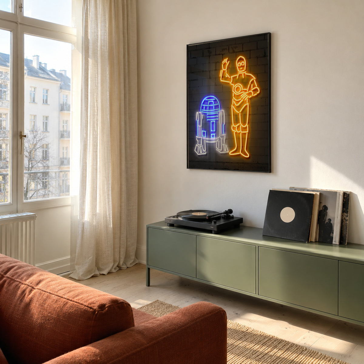 R2D2 CRPO - Framed poster in an interior