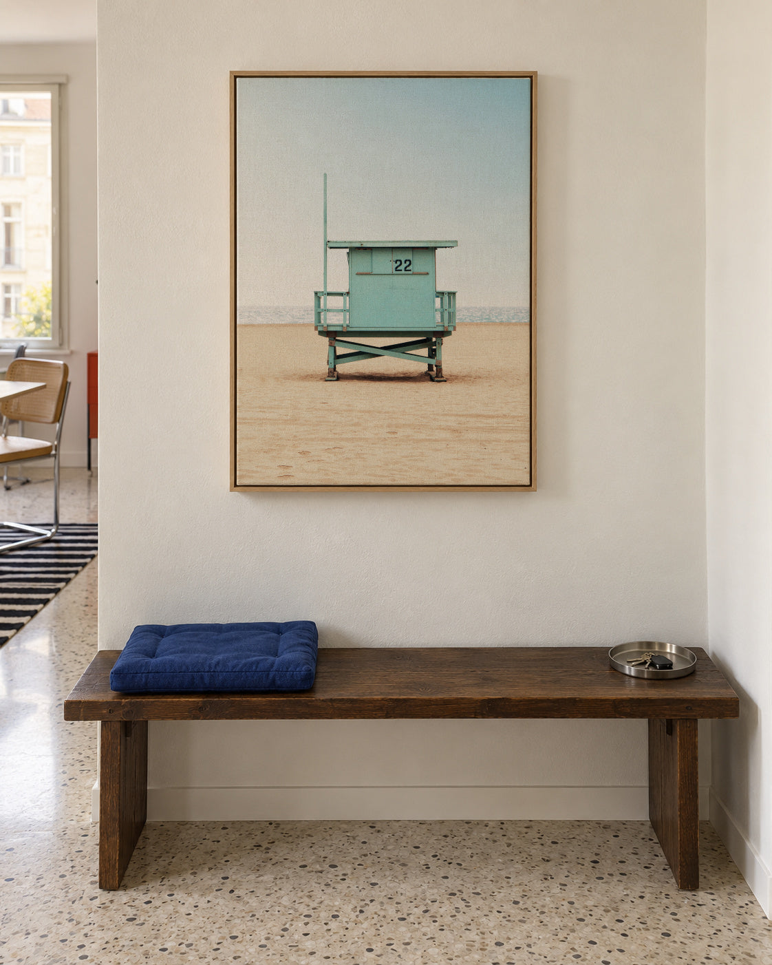 Tower 22 - Framed canvas in an interior