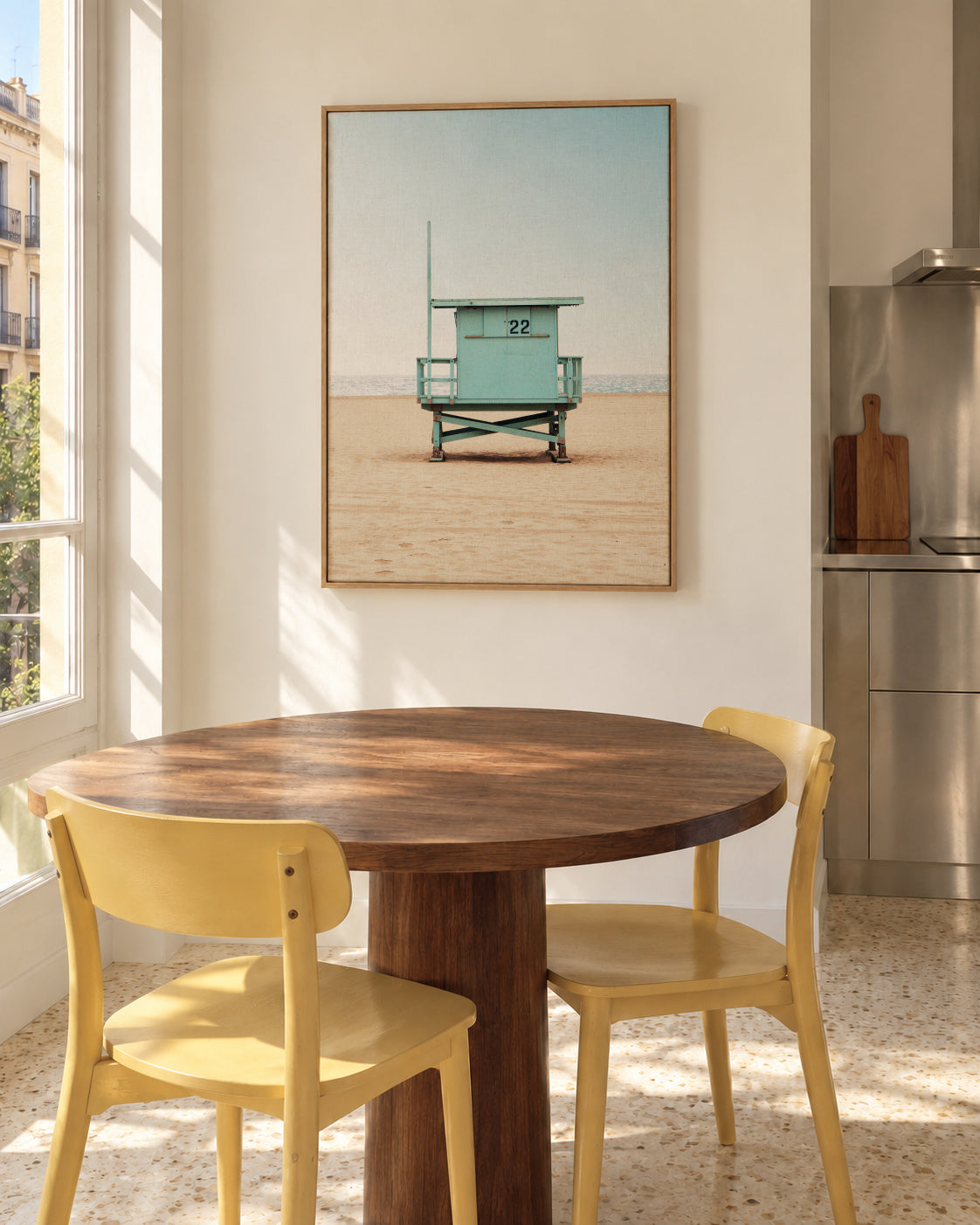 Tower 22 - Framed canvas in an interior