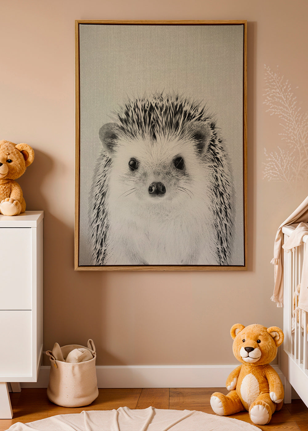 Hedgehog - Black & White