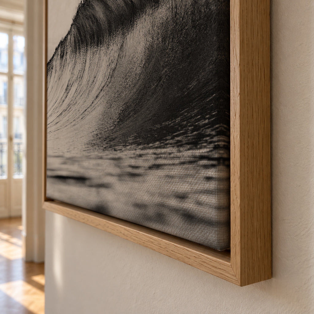 Ocean Wave - Framed canvas detail