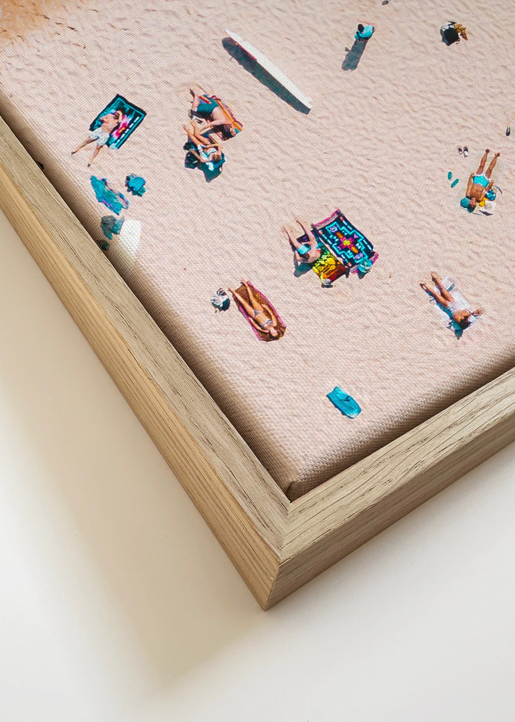 Beach Mood 3 - Framed canvas detail