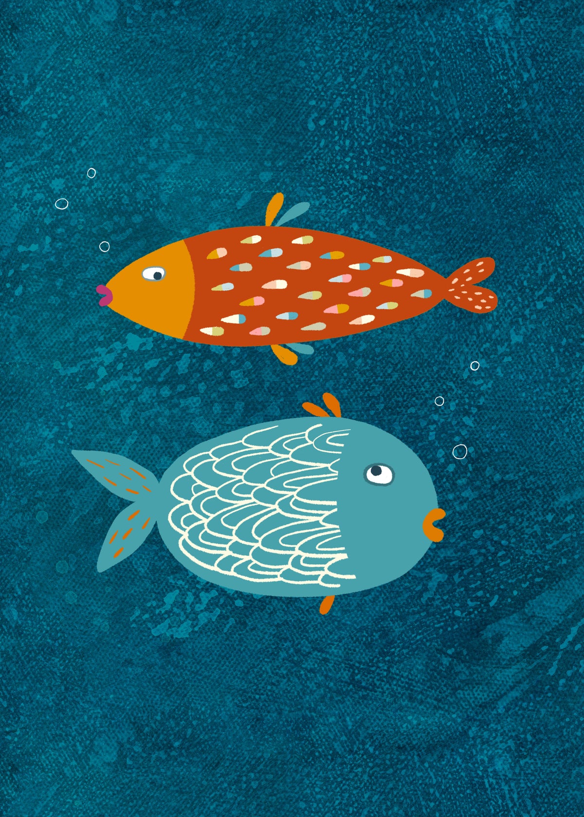 Suspicious Fish - Unframed art print