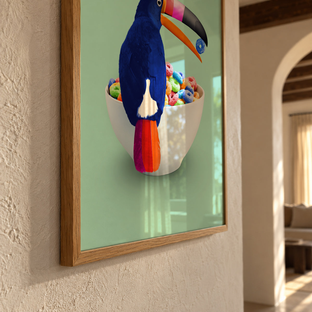 Cereal Toucan - Framed poster detail