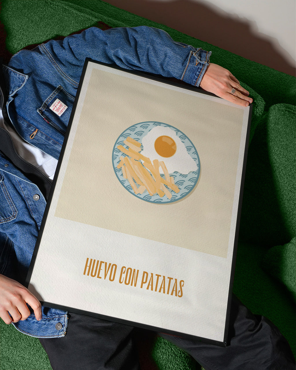 Huevo con patatas - Framed poster detail