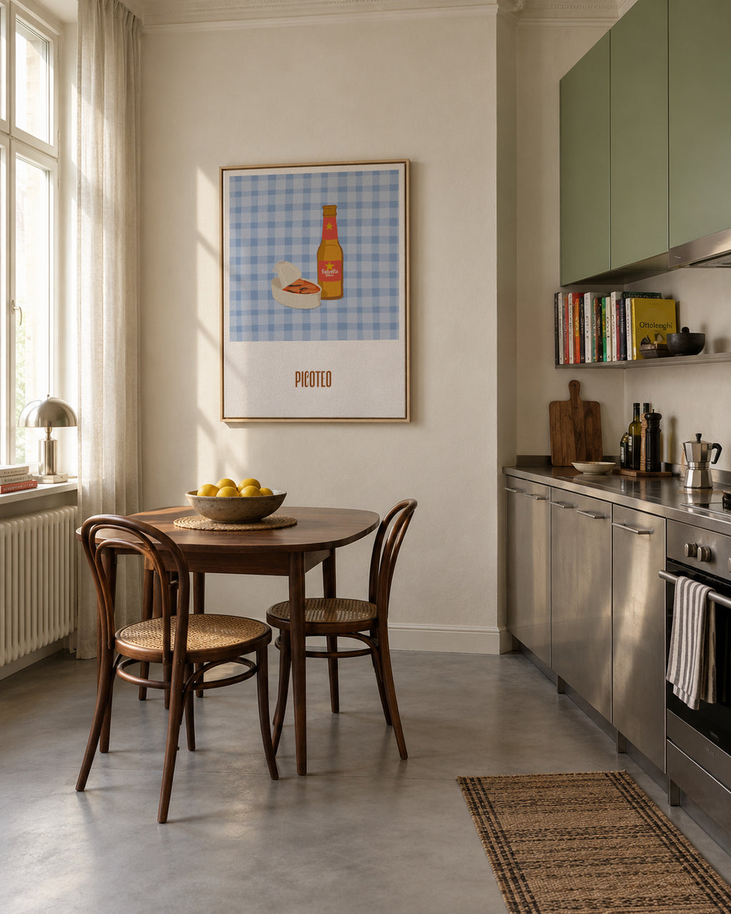 Picoteo - Framed canvas in an interior