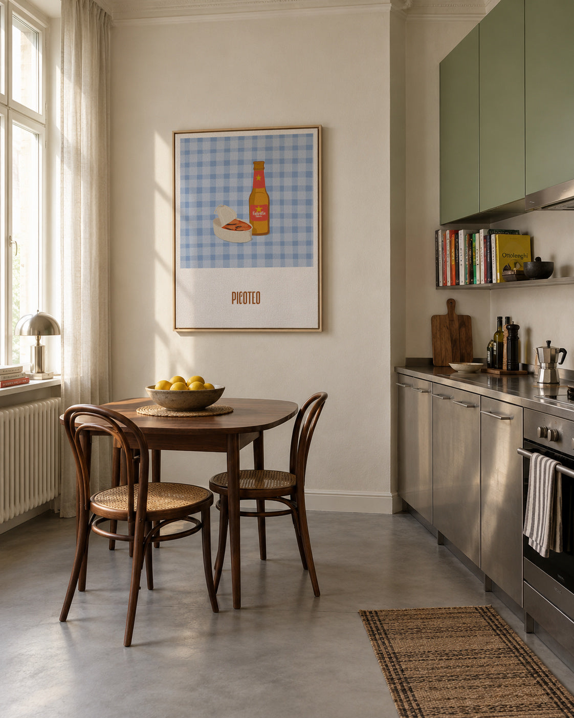Picoteo - Framed canvas in an interior